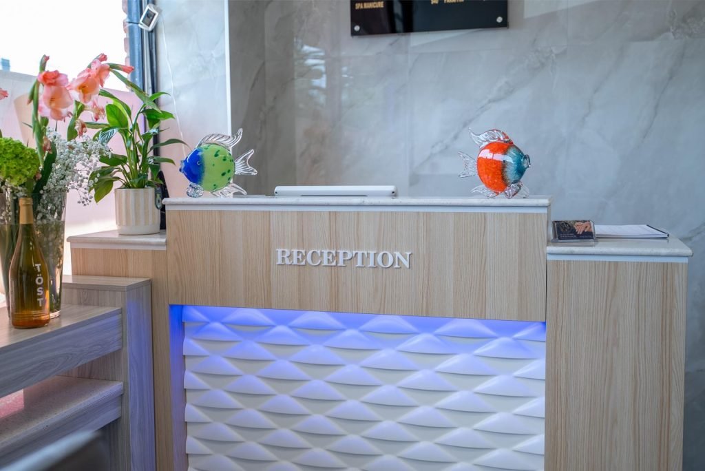 Inside the A1 Luxury Nail and Spa studio